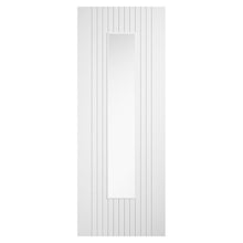 LPD Doors Sydney MK1 1981x686x35mm White Laminate Glazed Internal Door - JJ Building Materials