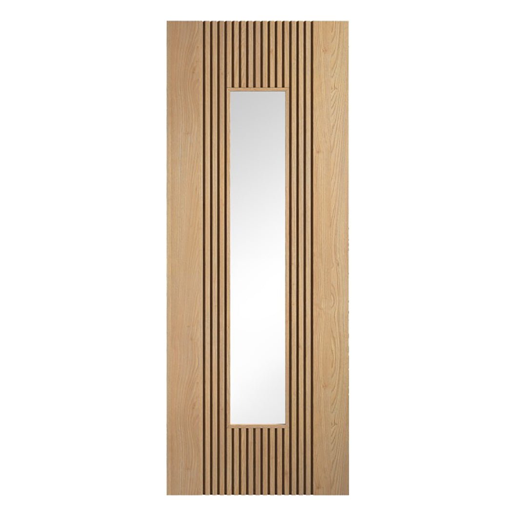 LPD Doors Sydney Oak Prefinished Clear Glazed Internal Door - JJ Building Materials