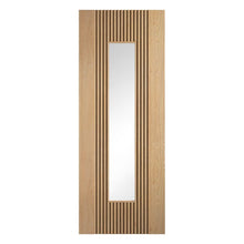 LPD Doors Sydney Oak Prefinished Clear Glazed Internal Door - JJ Building Materials