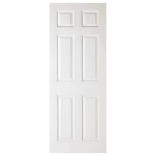 LPD Doors Textured 6-Panel Square Top FD30 Fire Door - JJ Building Materials