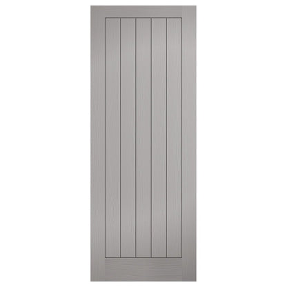 LPD Doors Textured Vertical 5 Panel White Moulded Internal Door - JJ Building Materials