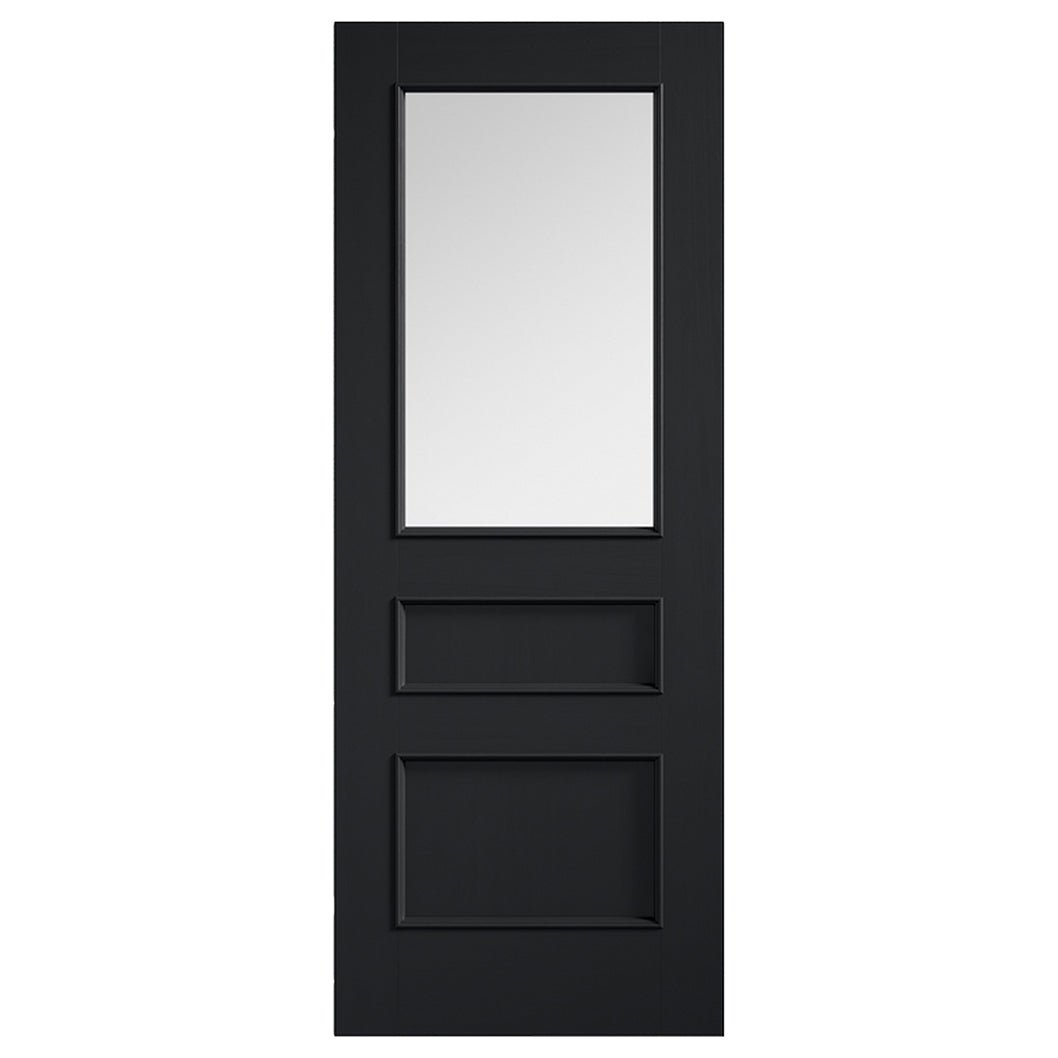 LPD Doors Toledo 2 Panel 1 Lite Clear Glazed Prefinished Internal Door - JJ Building Materials