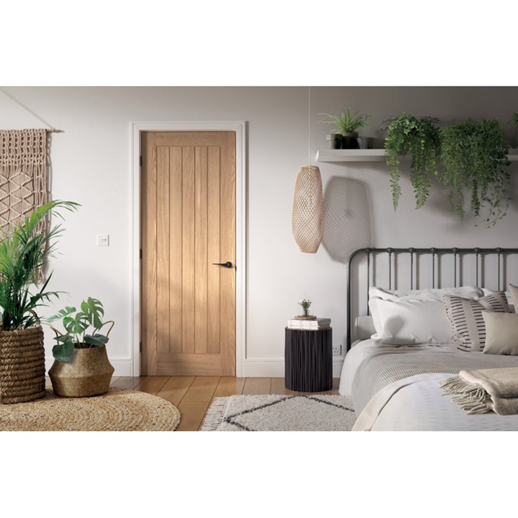 LPD Doors Unfinished Oak Belize Internal Door - JJ Building Materials
