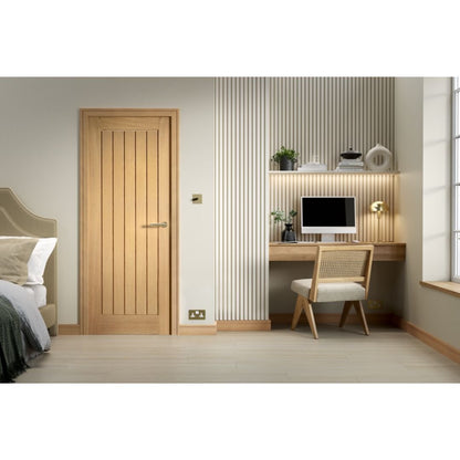 LPD Doors Unfinished Oak Mexicano Internal Door - JJ Building Materials