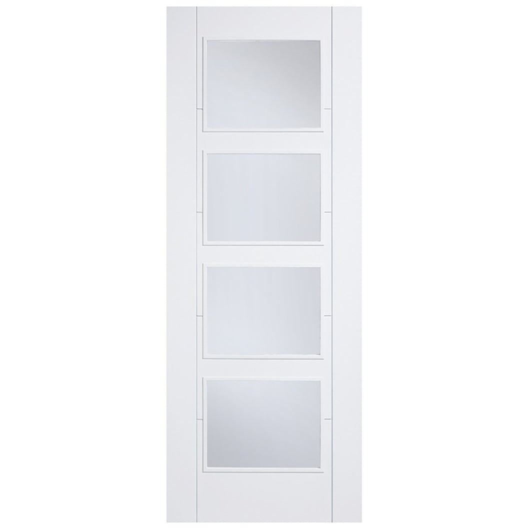 LPD Doors Vancouver 4-Line Clear Glazed Door - JJ Building Materials