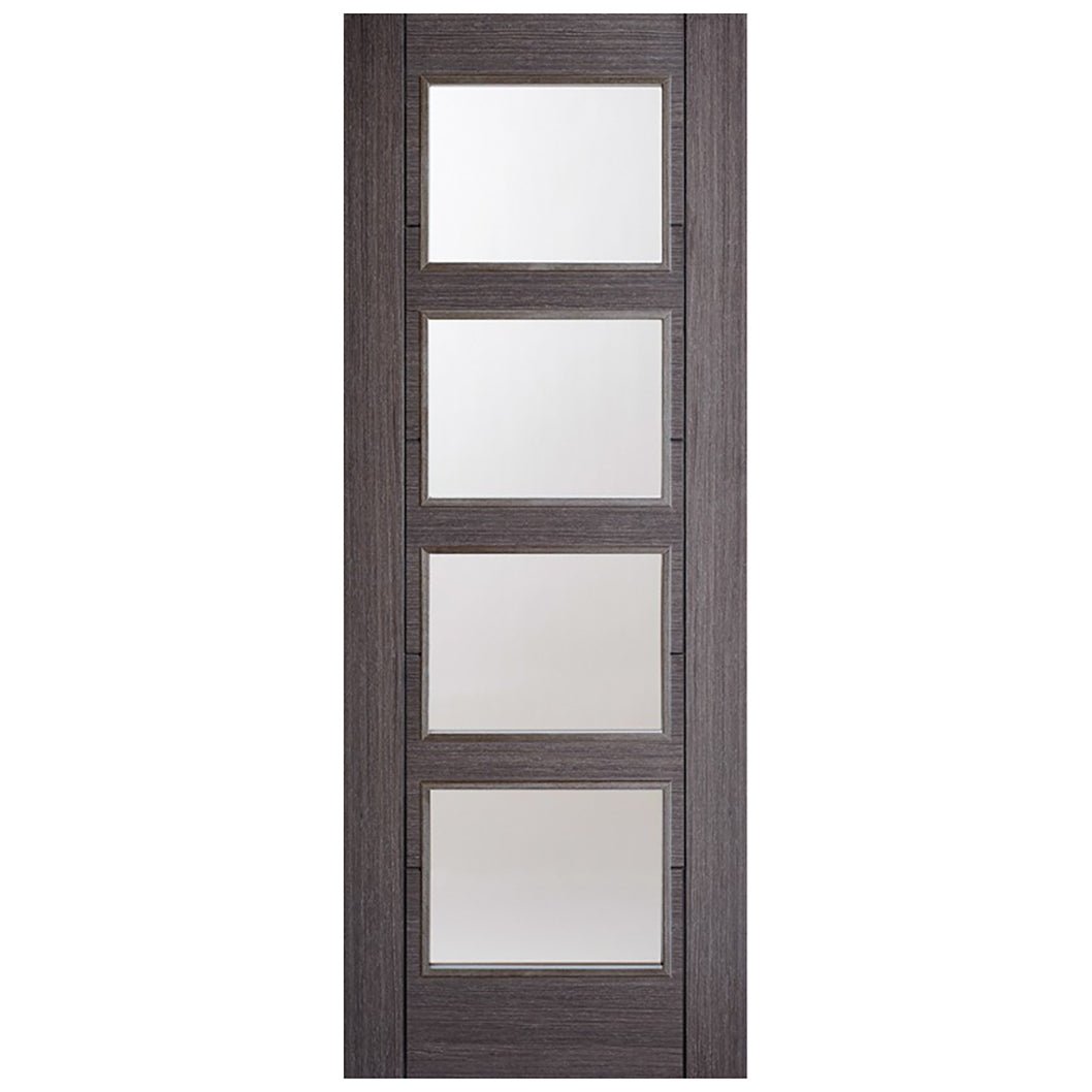 LPD Doors Vancouver 4-Line Clear Glazed Door - JJ Building Materials