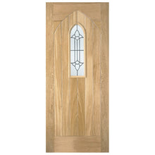 LPD Doors Westminster Oak Insulated Glass Lead External Door - JJ Building Materials