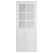 LPD Doors White Canterbury 2 Panel 6 Lite Glazed Internal Door - JJ Building Materials
