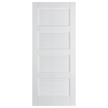 LPD Doors White Contemporary 4-Panel FD30 Fire Door - JJ Building Materials