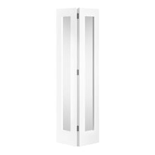 LPD Doors White Pattern 10 Primed Bifold Clear Glazed Internal Doors - JJ Building Materials