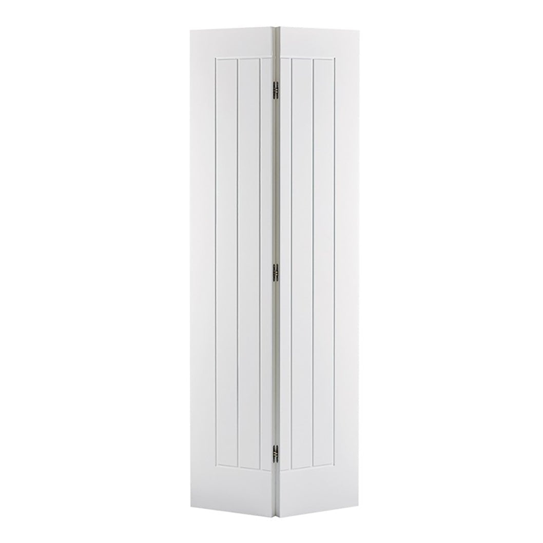 LPD Doors White Primed Mexicano Bi-Fold Door - JJ Building Materials