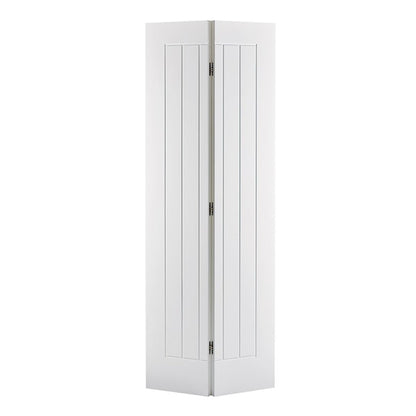 LPD Doors White Primed Mexicano Bi-Fold Door - JJ Building Materials