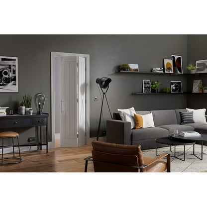 LPD Doors White Primed Mexicano Bi-Fold Door - JJ Building Materials