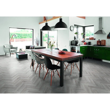 Luvanto LVT Flooring Contemporary Herringbone Design 534x107x2.5mm Pack Size - 2.28m2 - JJ Building Materials