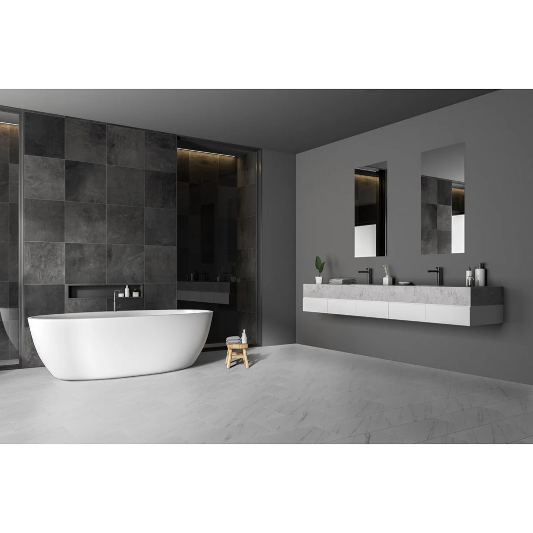 Luvanto LVT Flooring Deep Emboss Bevelled Edge Design Stone Tiles 305x610x2.5mm Pack Size - 3.34m2 - JJ Building Materials
