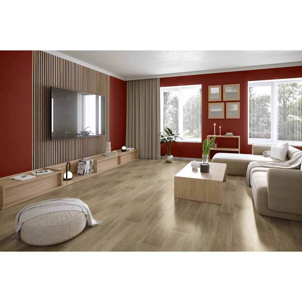 Luvanto LVT Flooring Deep Emboss Bevelled Edge Design Wood Planks 152x914x2.5mm Pack Size - 3.34m2 - JJ Building Materials
