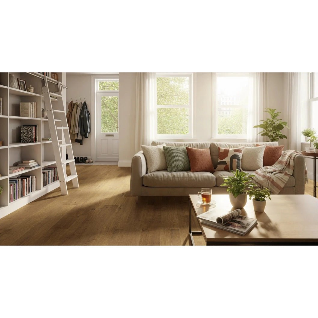 Luvanto LVT Flooring Deep Emboss Bevelled Edge Design Wood Planks 152x914x2.5mm Pack Size - 3.34m2 - JJ Building Materials