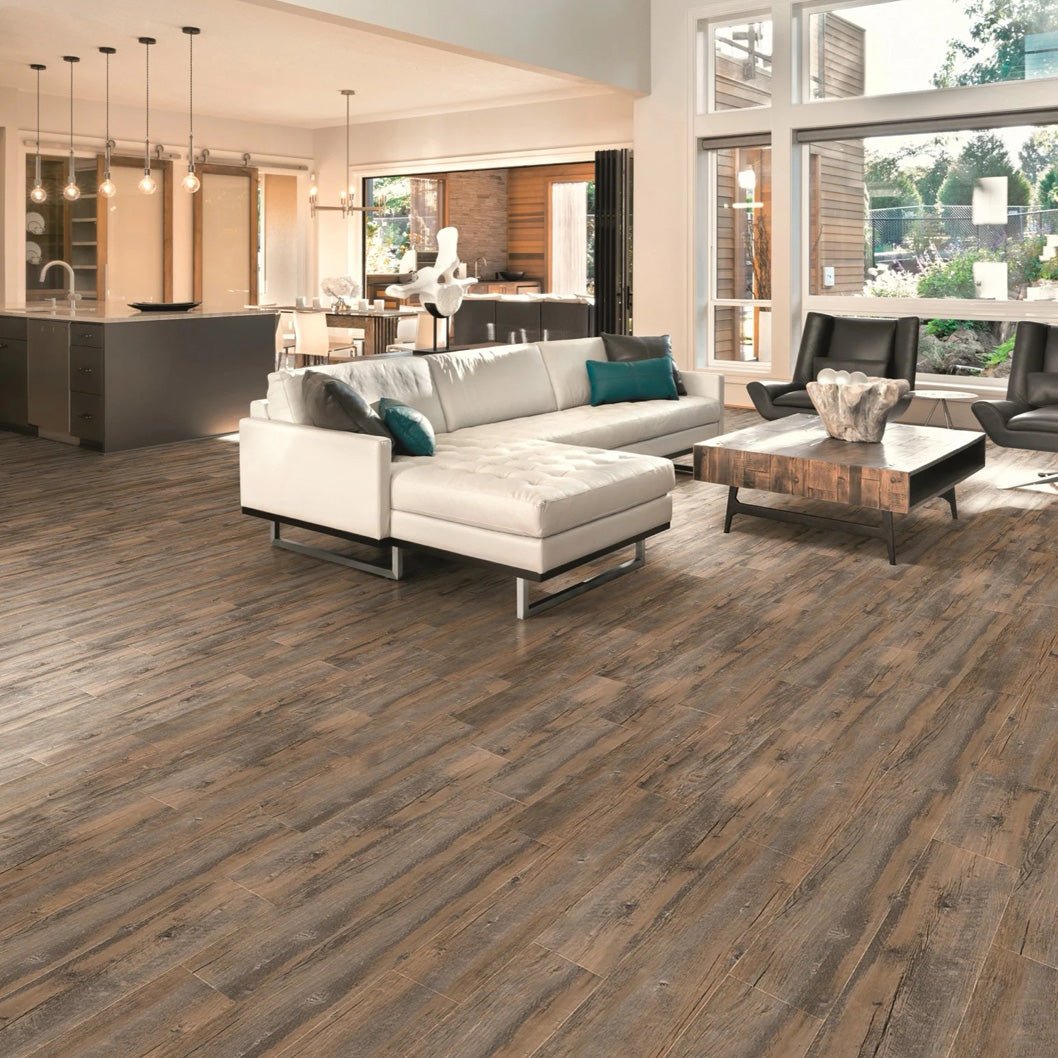 Luvanto LVT Flooring Deep Emboss Bevelled Edge Design Wood Planks 152x914x2.5mm Pack Size - 3.34m2 - JJ Building Materials