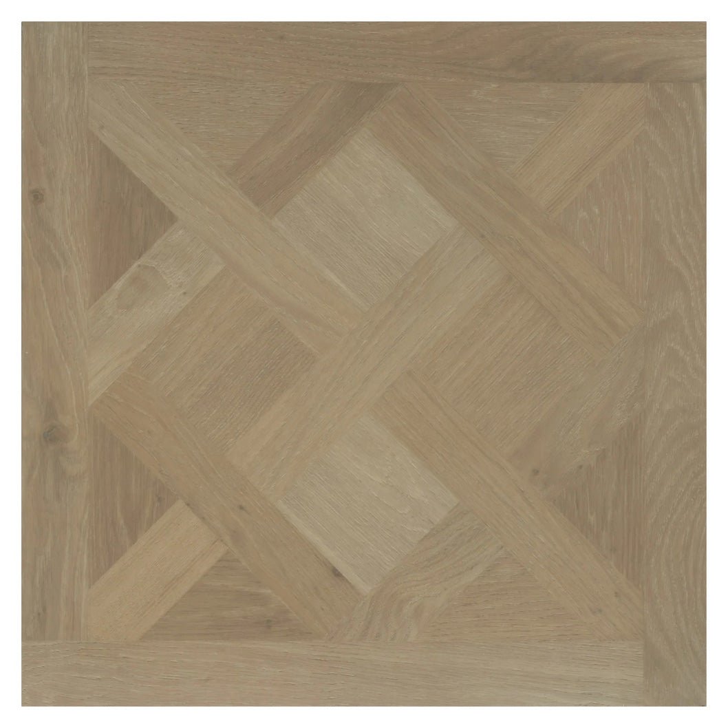 Luvanto LVT Flooring Deep Emboss Bevelled Edge Premium Click Plus Basketweave 600x600x6mm Pack Size - 2.16m2 - JJ Building Materials