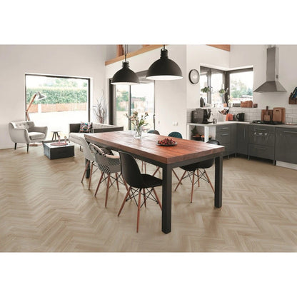 Luvanto LVT Flooring Deep Emboss Bevelled Edge Premium Click Plus Planks 126x630x6mm Pack Size - 1.43m2 - JJ Building Materials