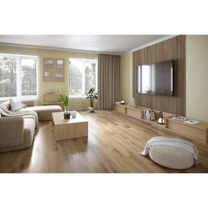 Luvanto LVT Flooring Deep Emboss Bevelled Edge Premium Click Plus Planks 228x1220x5mm Pack Size - 1.95m2 - JJ Building Materials