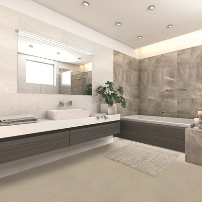 Luvanto LVT Flooring Deep Emboss Bevelled Edge Premium Click Plus Stone 305x610x5mm Pack Size - 2.22m2 - JJ Building Materials