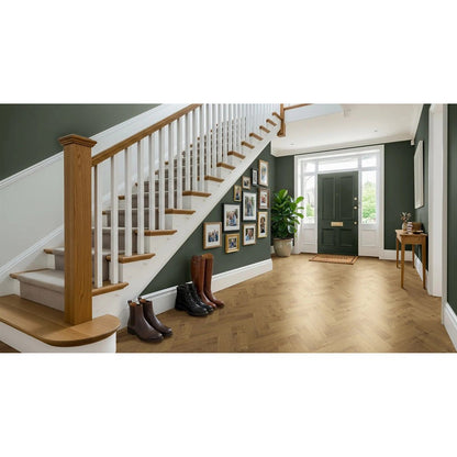 Luvanto LVT Flooring Traditional Herringbone Design 76.2x304.8x2.5mm Pack Size - 2.32m2 - JJ Building Materials