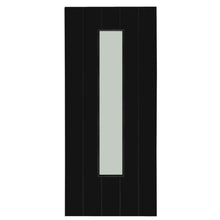 Mendes Black Laminate Killarney 1 Light Clear Glazed Door - JJ Building Materials
