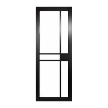 Mendes Black Naples Clear Glazed Door - JJ Building Materials