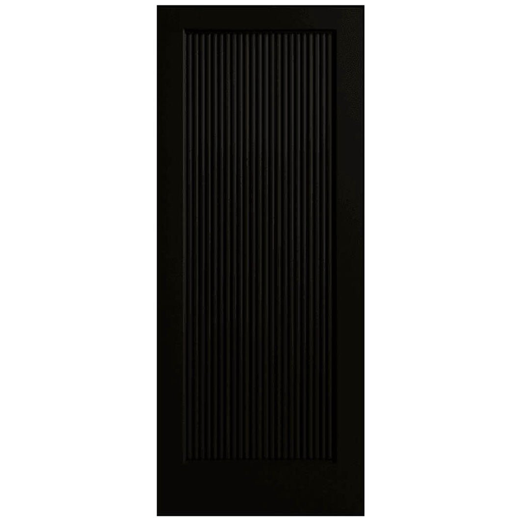 Mendes Black Ravenna 1 Panel FD30 Door - JJ Building Materials