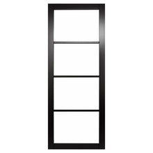 Mendes Black Rome Clear Glazed Door - JJ Building Materials