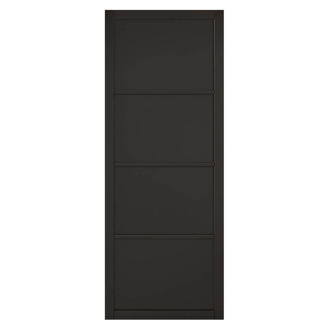 Mendes Black Rome Solid Door - JJ Building Materials