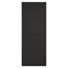 Mendes Black Rome Solid Door - JJ Building Materials