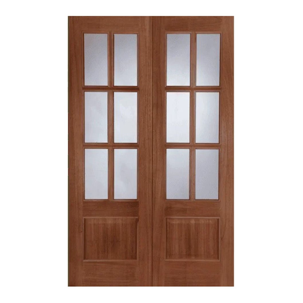 Mendes Hardwood Chiswick Rebated Pair (RHPO) Un-Glazed Door - JJ Building Materials