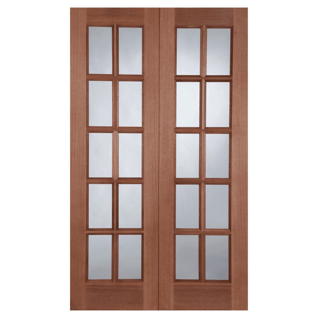 Mendes Hardwood GTP Rebated Pair (RHPO) Un-Glazed Door - JJ Building Materials