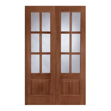 Mendes Hardwood Hampstead Rebated Pair (RHPO) Un-Glazed Door - JJ Building Materials
