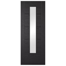Mendes Laminate Black Iseo 1 Light Clear Glazed Door - JJ Building Materials