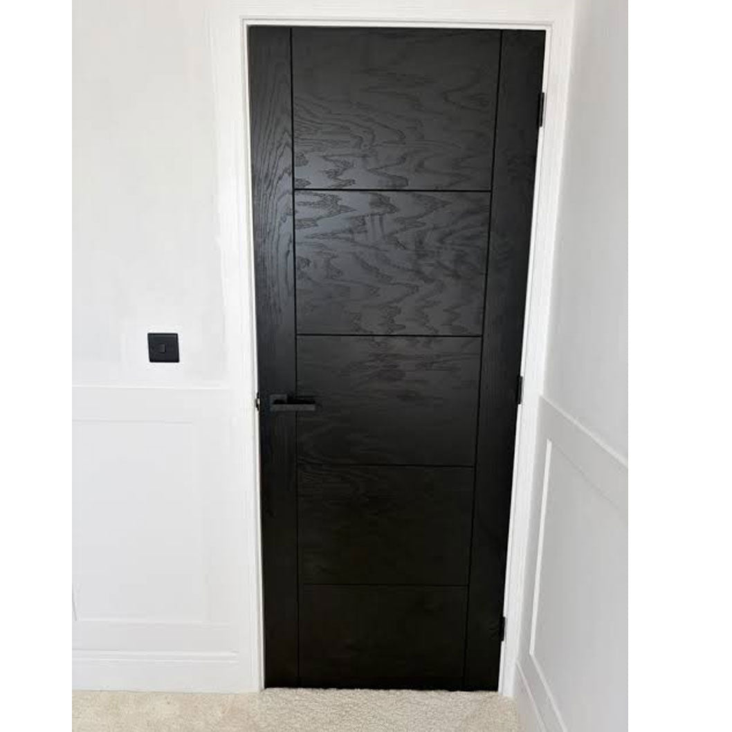Mendes Laminate Black Iseo Door - JJ Building Materials