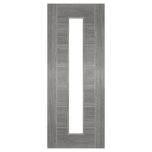 Mendes Laminate Grey Corsica 1 Light Clear Glazed Door - JJ Building Materials