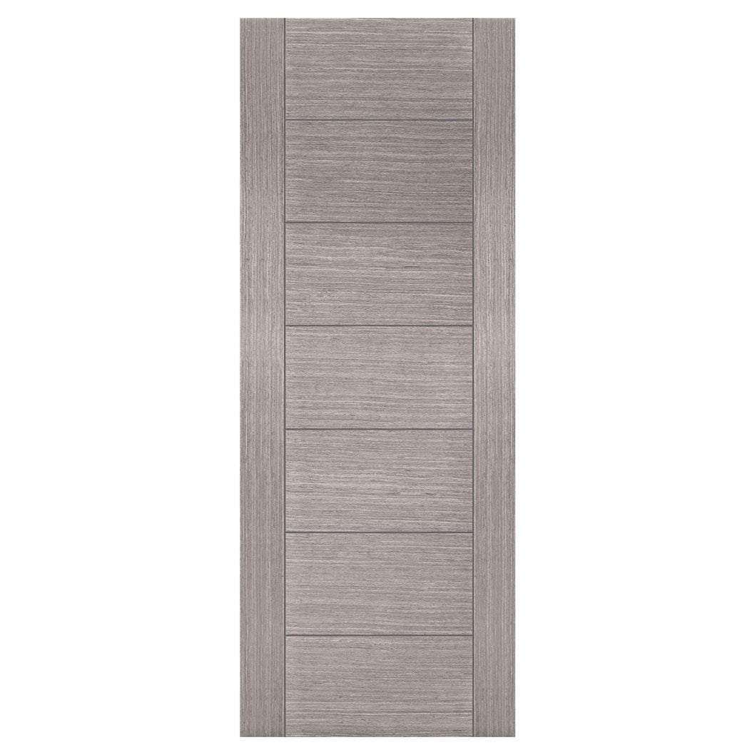 Mendes Light Grey Corsica Semi Solid Prefinished Door - JJ Building Materials