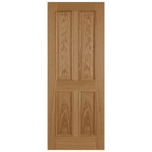 Mendes Oak 4 Panel Raised Mould FD30 Unfinished Door - JJ Building Materials