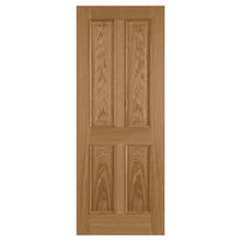 Mendes Oak 4 Panel Raised Mould Unfinished Door - JJ Building Materials