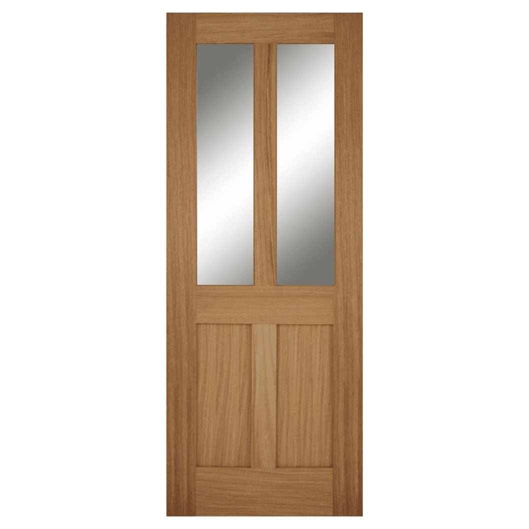 Mendes Oak Bristol 2 Panel Unfinished Door - JJ Building Materials