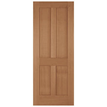 Mendes Oak Bristol 4 Panel Fd30 Unfinished Door - JJ Building Materials