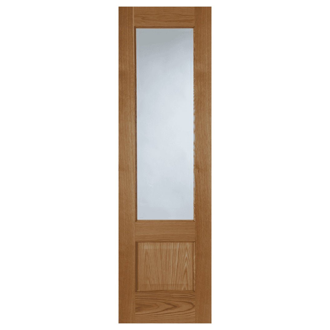Mendes Oak Chiswick 1 Light Clear Glazed Prefinished Door - JJ Building Materials