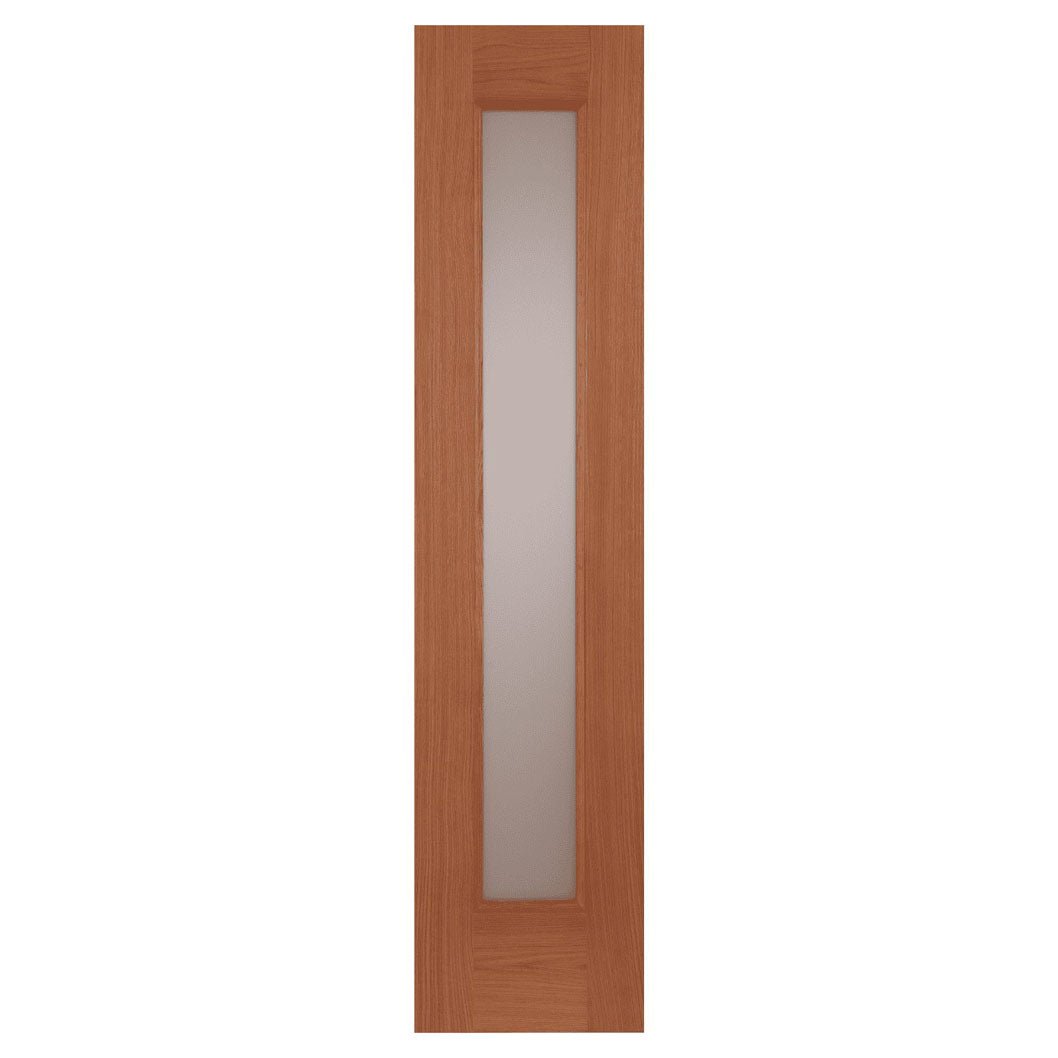 Mendes Oak Contemporary Acid Glass Sidelight Door Panel - JJ Building Materials