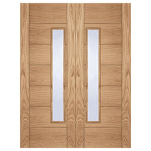 Mendes Oak Corsica 18G Obscure Glass Fd30 Prefinished Door - JJ Building Materials