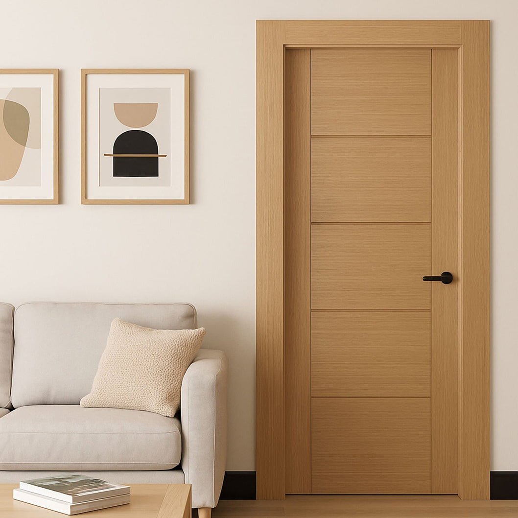 Mendes Oak Cotswold Prefinished Door - JJ Building Materials