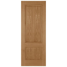 Mendes Oak Iris 2 Panel Raised Mould Unfinished Door - JJ Building Materials