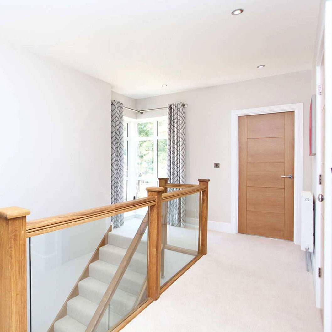 Mendes Oak Iseo Quarter Cut FD30 Prefinished Door - JJ Building Materials